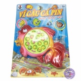 Vỉ đồ chơi câu cá 2 cần 15 cá hình cá dùng pin có nhạc tiếng Việt - ĐỒ CHƠI CHỢ LỚN