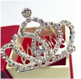 Vương miện cài tóc đính đá VM39