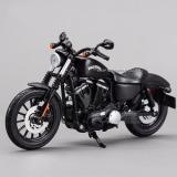 Xe mô hình tỉ lệ 1/12 moto harley davidson iron 883 - đen nhám - maisto