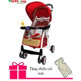 Xe nôi đẩy trẻ em baobaohao 722A + Tặng kèm chiếu cói