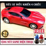 Xe oto điều khiển từ xa - siêu xe oto điều khiển từ xa: 4 chiều + tặng nút game điện thoại