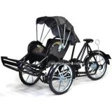 XE XÍCH LÔ SẮT LÀM TAY HANDMADE MỸ NGHỆ VIỆT NAM - ĐEN - 22CM