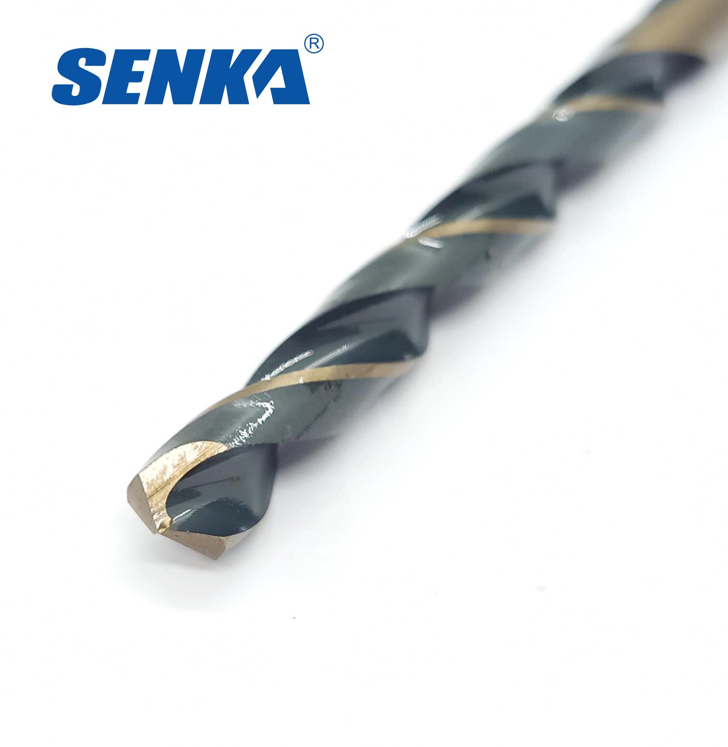 5.5mm - 1 hộp 20 mũi khoan thép inox hiệu senka vàng đen cao cấp công nghệ đức