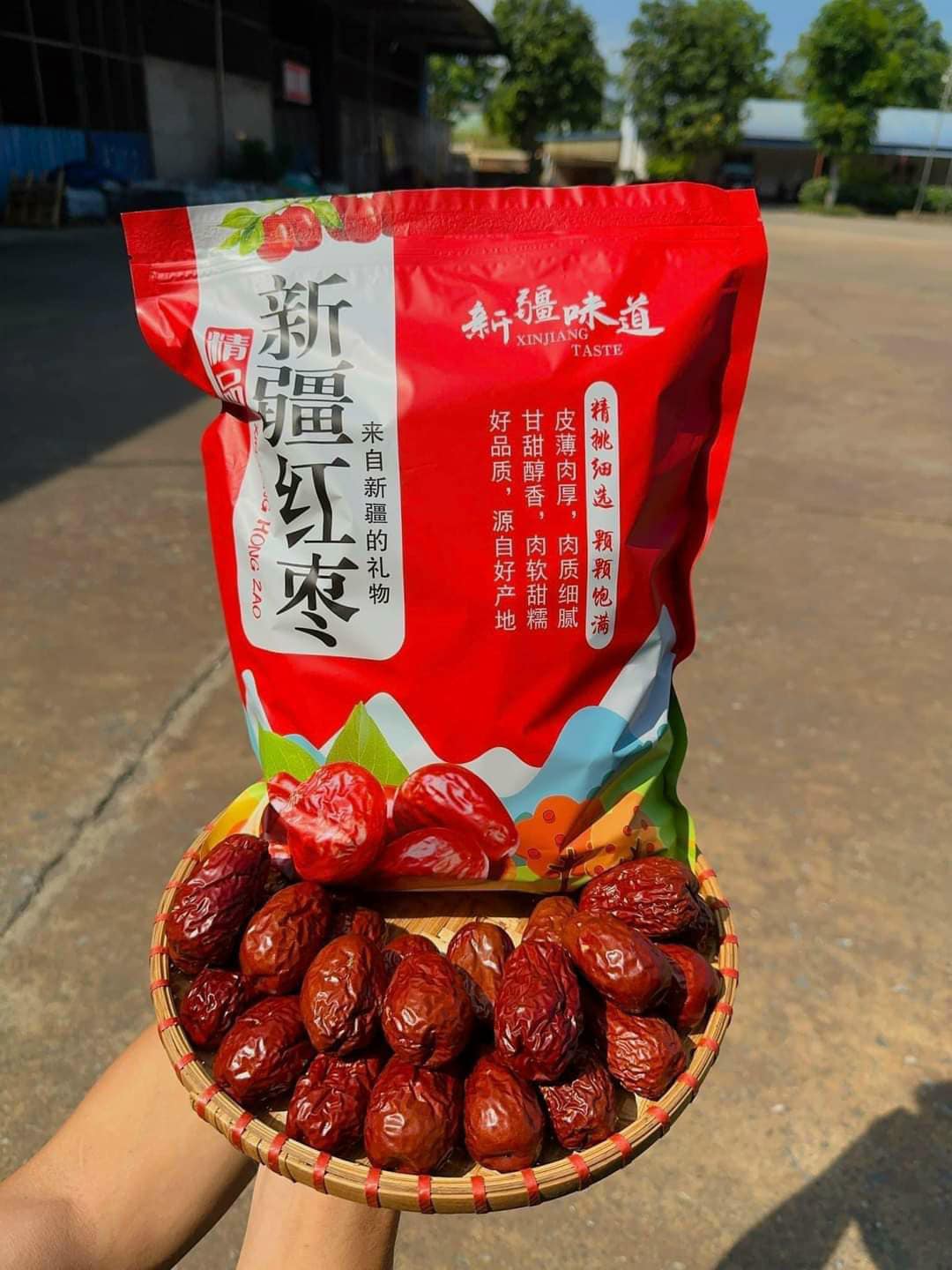 TRÁI LỚN_Túi 700gram Táo Đỏ Tân Cương Sấy Khô Loại 1