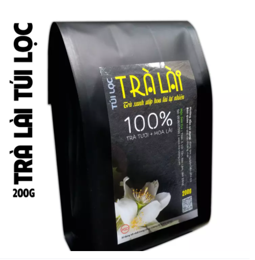 Trà Lài Túi Lọc Thượng Hạng Mộc Sơn Túi 200g| Vị trà đậm đà hương lài tự nhiên