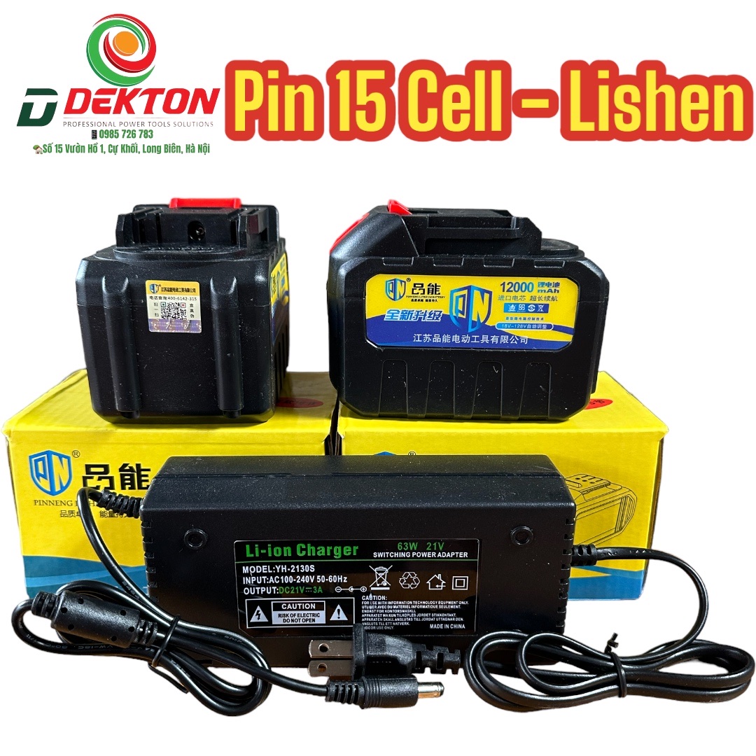 Pin 15 cell pinneng hàng nội địa trung - chân pin phổ thông