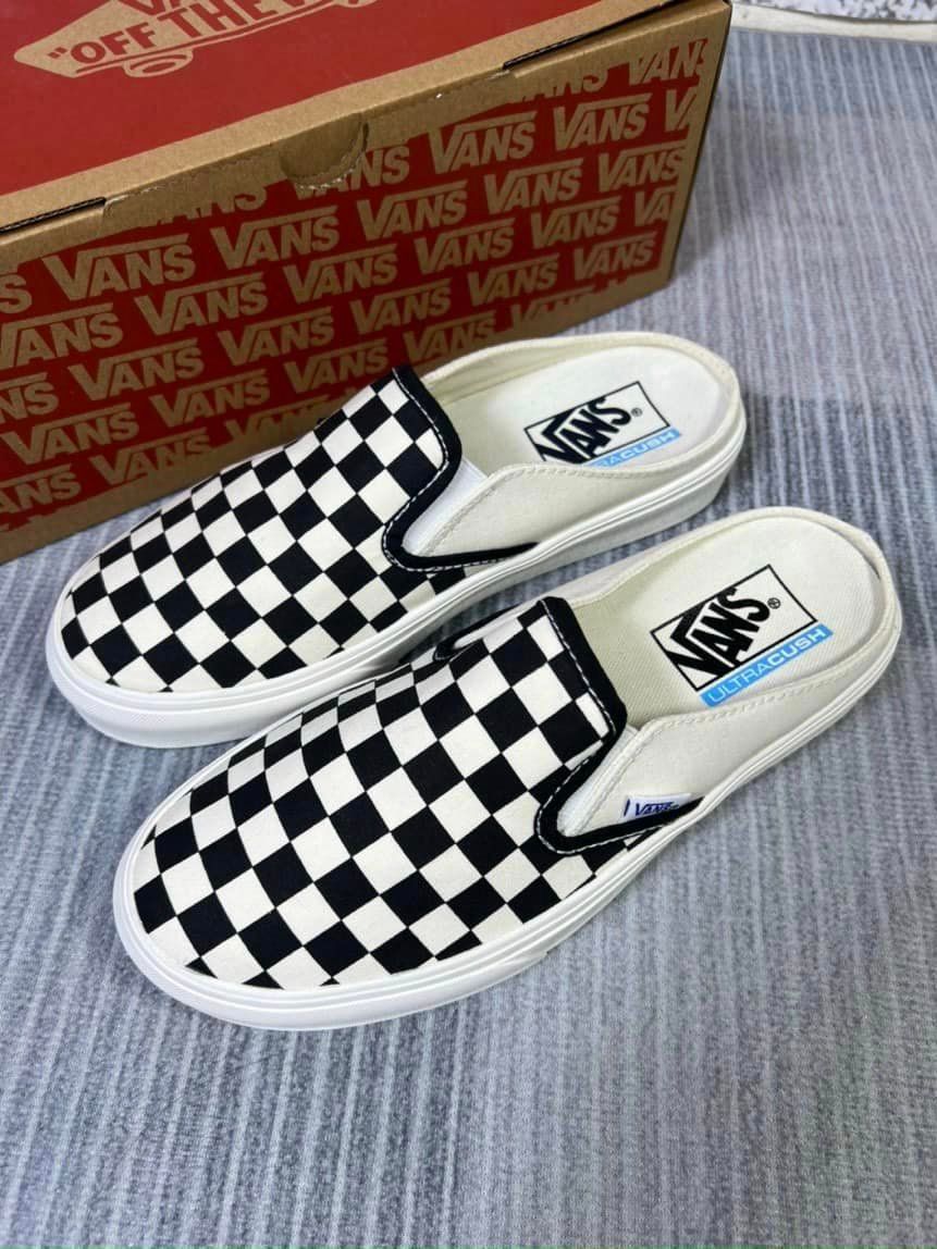 Vans sục caro , sục đen nam nữ,.size 36 đến 43