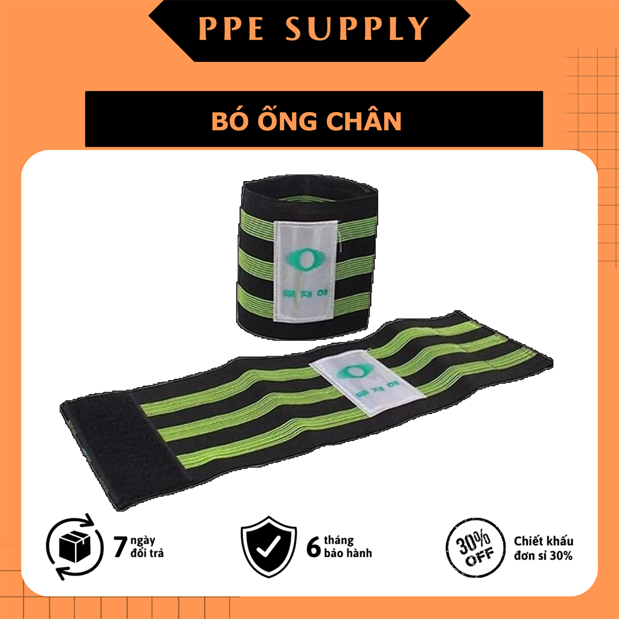 Freeship max - Bó Ống Chân Hàn Quốc , Xà cạp bó ống quần chuyên dùng đi rừng, đi phượt