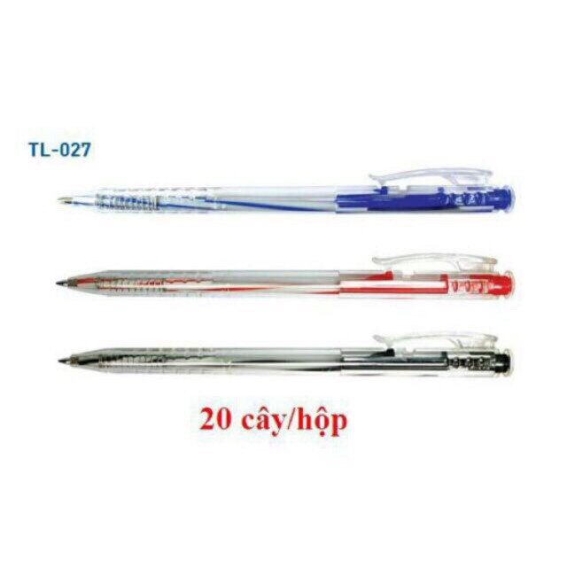 Bút bi 027. 079 hàng thiên long chính hãng - khách sỉ ib