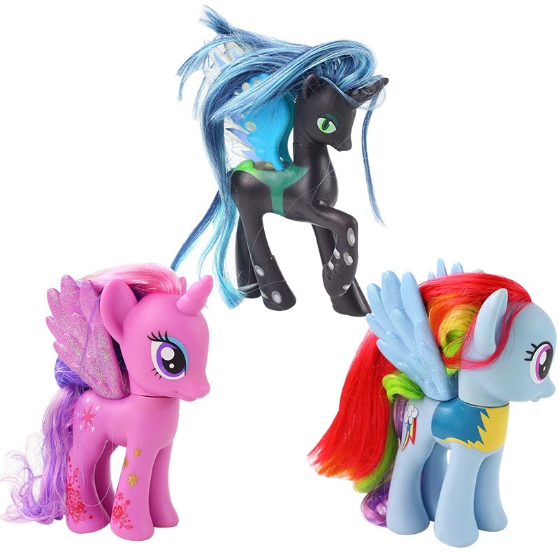 pds47 13cm My Little Pony lovely Pony Toys Princess Celestia Luna Pinkie