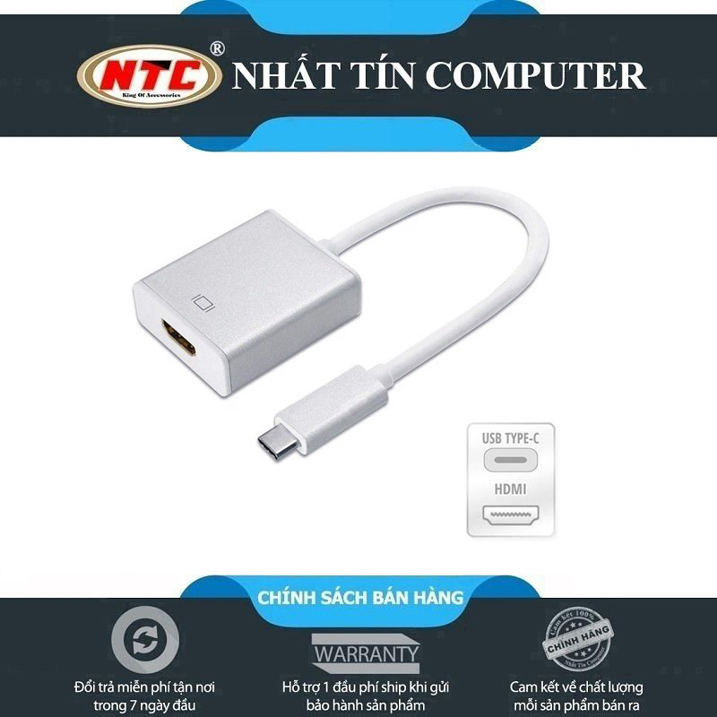 Cáp chuyển đổi typeC sang HDMI VS - hỗ trợ chất lượng FullHD - Nhất Tín Computer