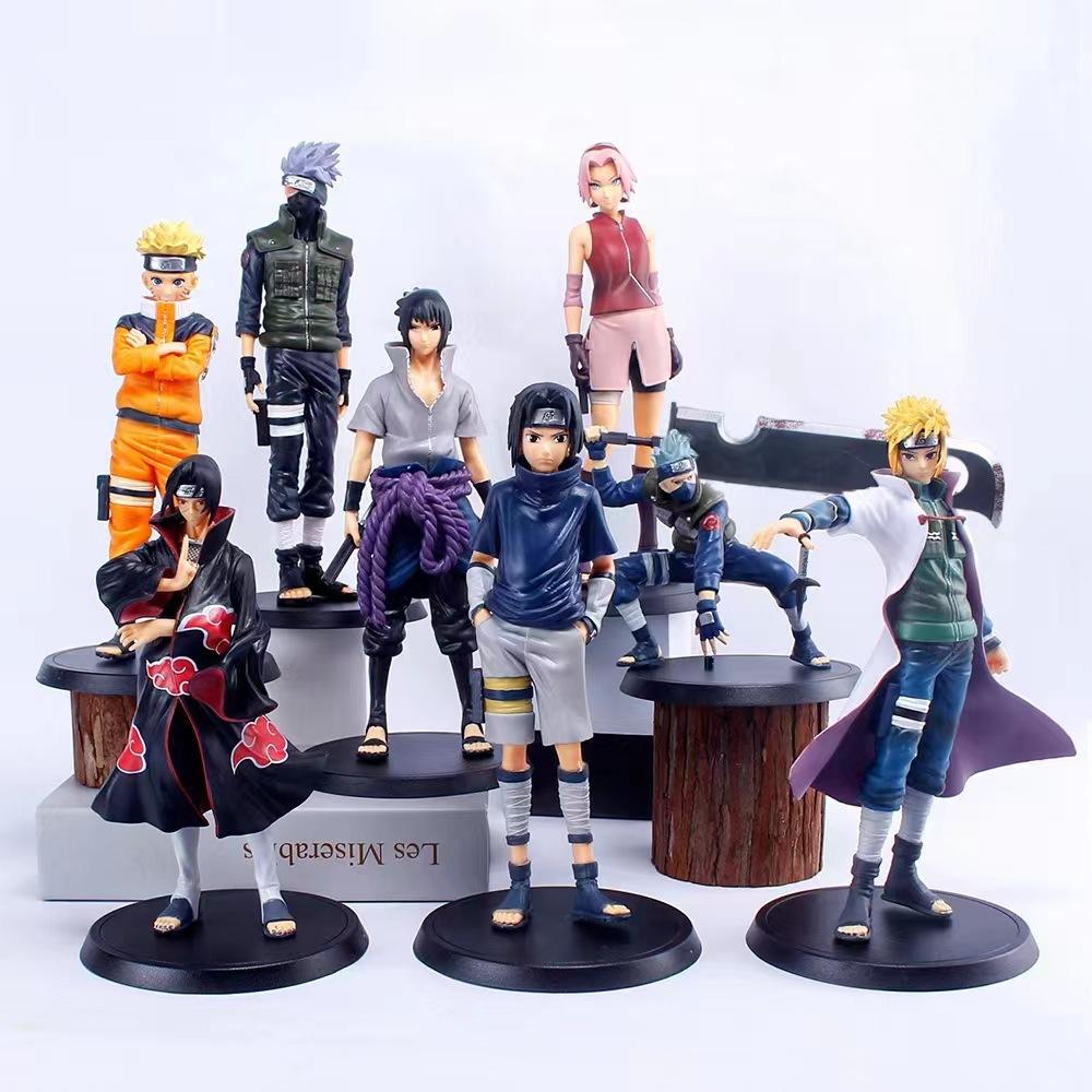 Mô hình sưu tầm naruto- bộ sưu tập đội 7- mô hình itachi