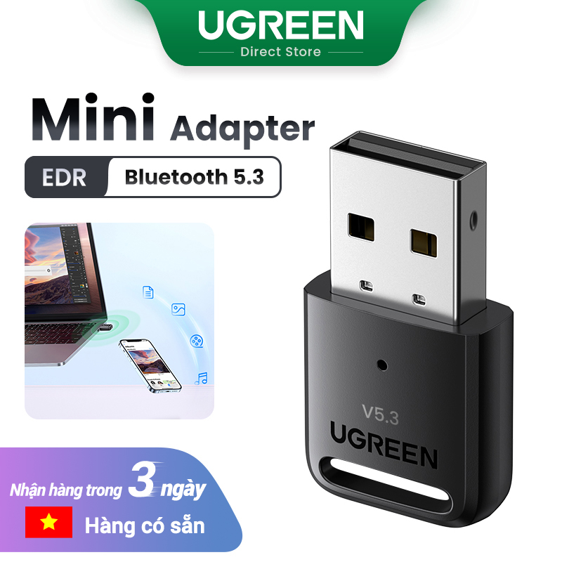 UGREEN Bluetooth 5.3 Mini Adapter PC USB Receiver Date Transfer for