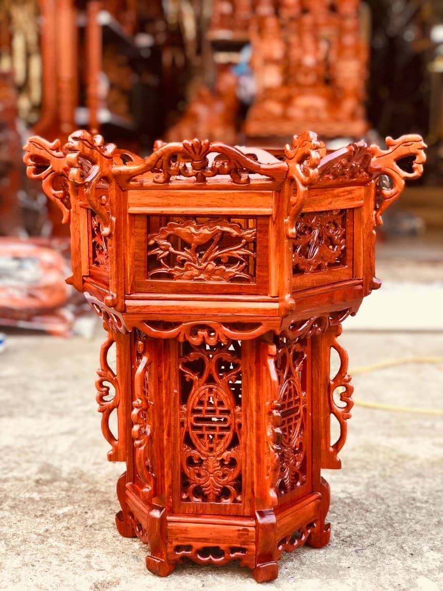 Đèn lồng treo trần nhà gỗ hương