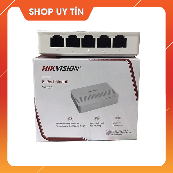 Bộ chia mạng 5 cổng Switch 5 port Hikvision 10/100 Mbps