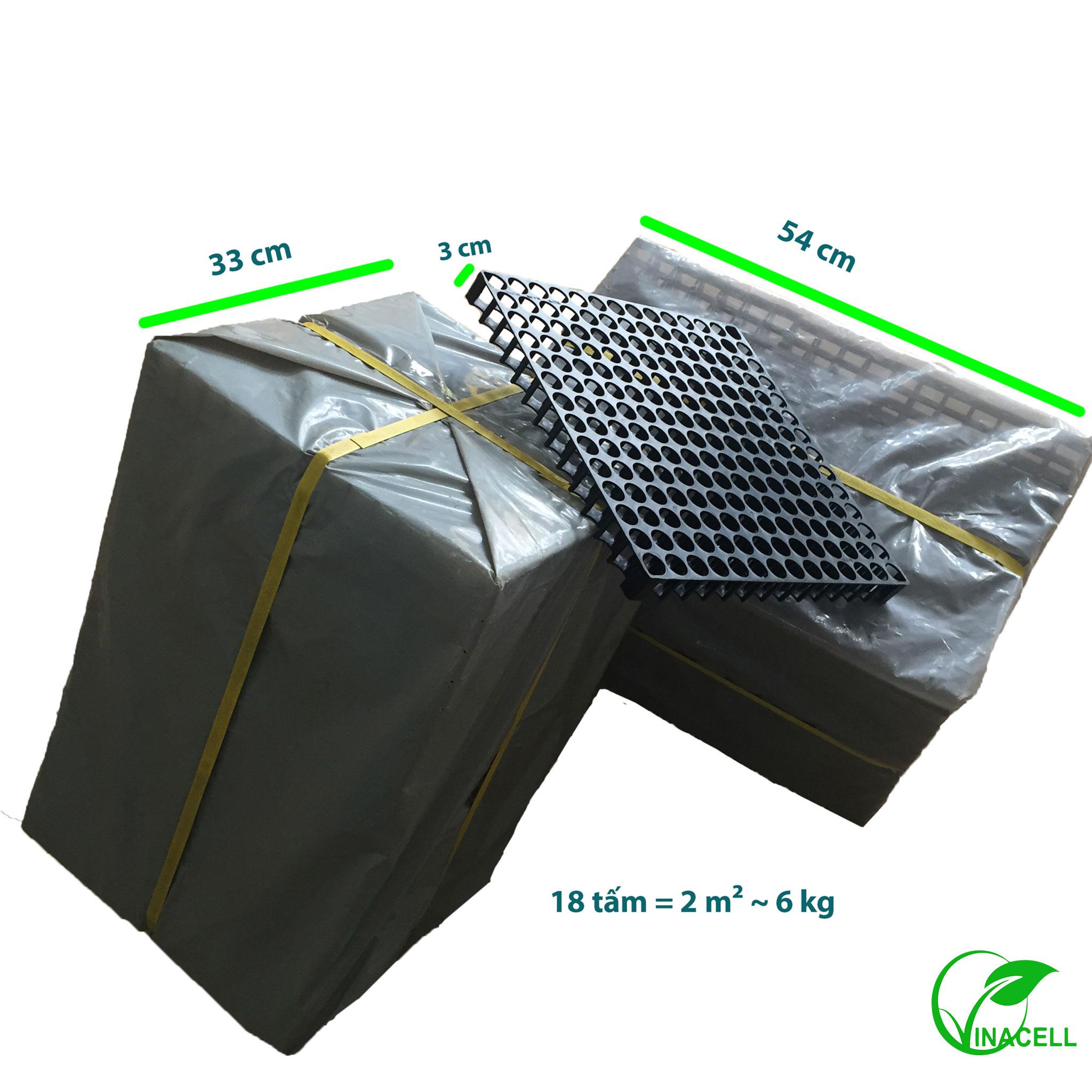 Vỉ nhựa thoát nước cảnh quan sân vườn VINACELL ( 1m2 = 9 tấm vỉ)