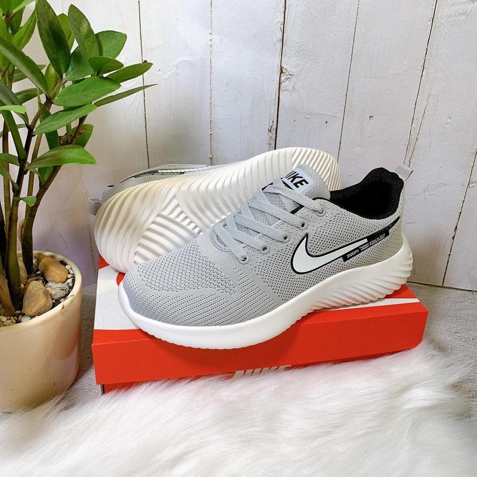 [HCM]Giày Màu Xám Nam Thời Trang - Giày Sneaker A95 Đế Cực Nhẹ Êm [ Tặng Hộp ]