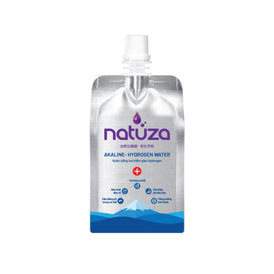 Túi nước uống ion kiềm trẻ hoá tự nhiên Natuza pH 9,5