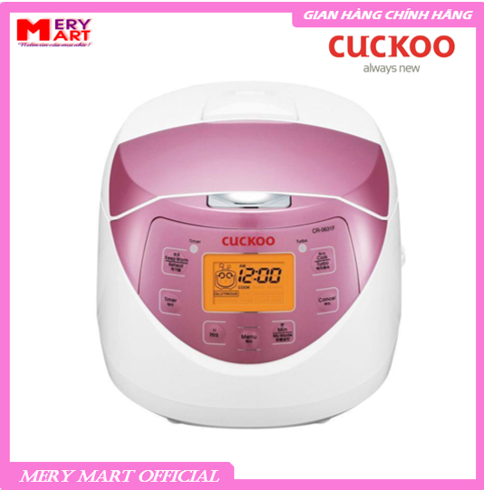 Nồi cơm điện tử cuckoo hàn quốc cao cấp 1 lít cr- 0631f - bảo hành 24 tháng