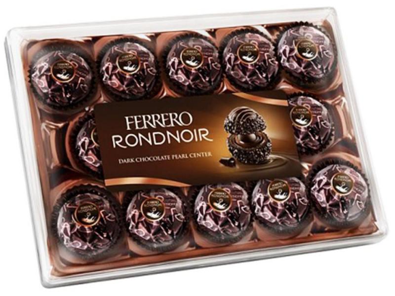 🎁SOCOLA ĐEN  NHÂN HẠT PHỈ Ferrero Rocher Rondnoir dark  trứ danh từ nước Đức. Hộp 13 viên 138 g. Vab