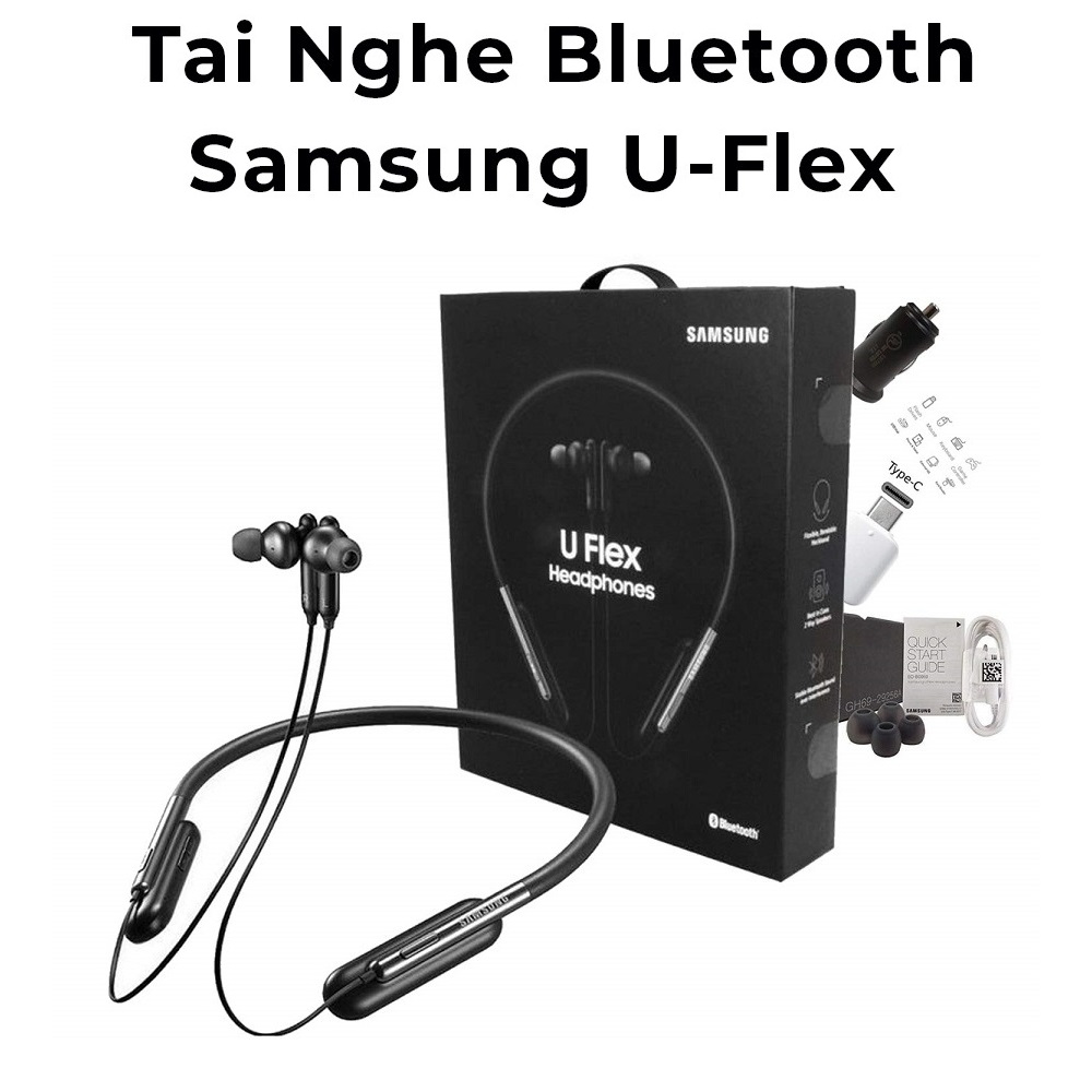 Tai Nghe Bluetooth U-Flex Siêu Bass Âm Thanh HiFi Phong Cách Thể Thao Cá Tính Chất Lượng Cao, Âm Thanh Cực Chất