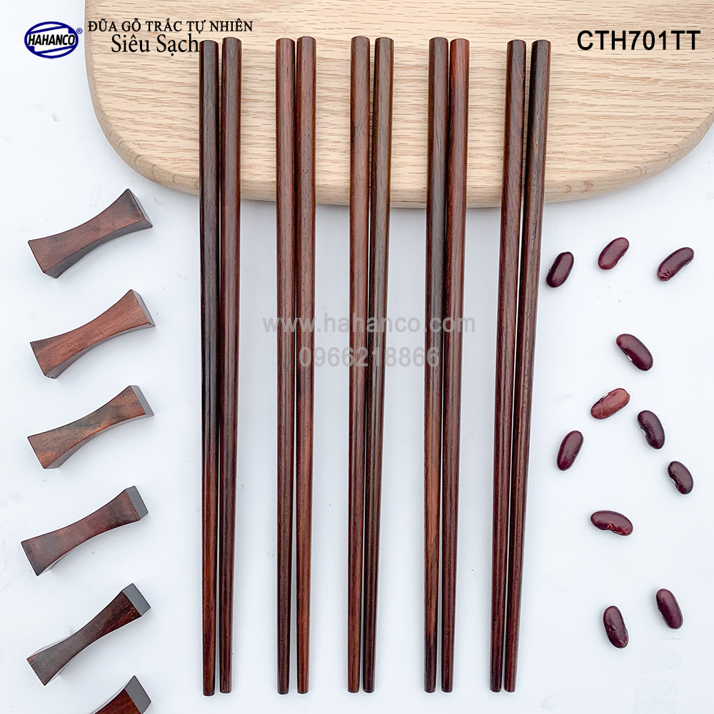 Đũa gỗ trắc việt nam vân đẹp gỗ trắc tự nhiên hahanco