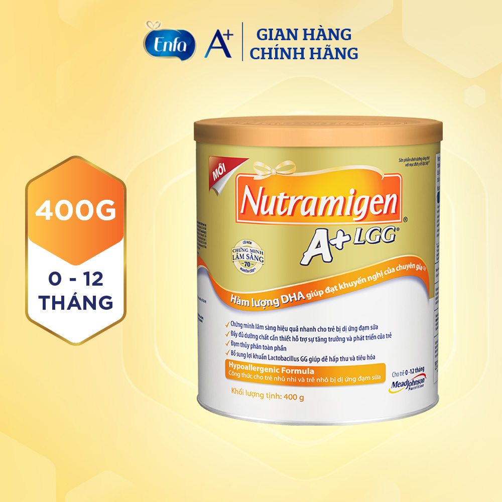Sữa bột nutramigen a+ lgg - sữa cho trẻ dị ứng đạm sữa bò - 400g