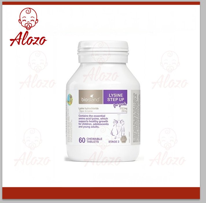 Lysine viên bio island cho trẻ từ 6 tuổi trở lên của úc