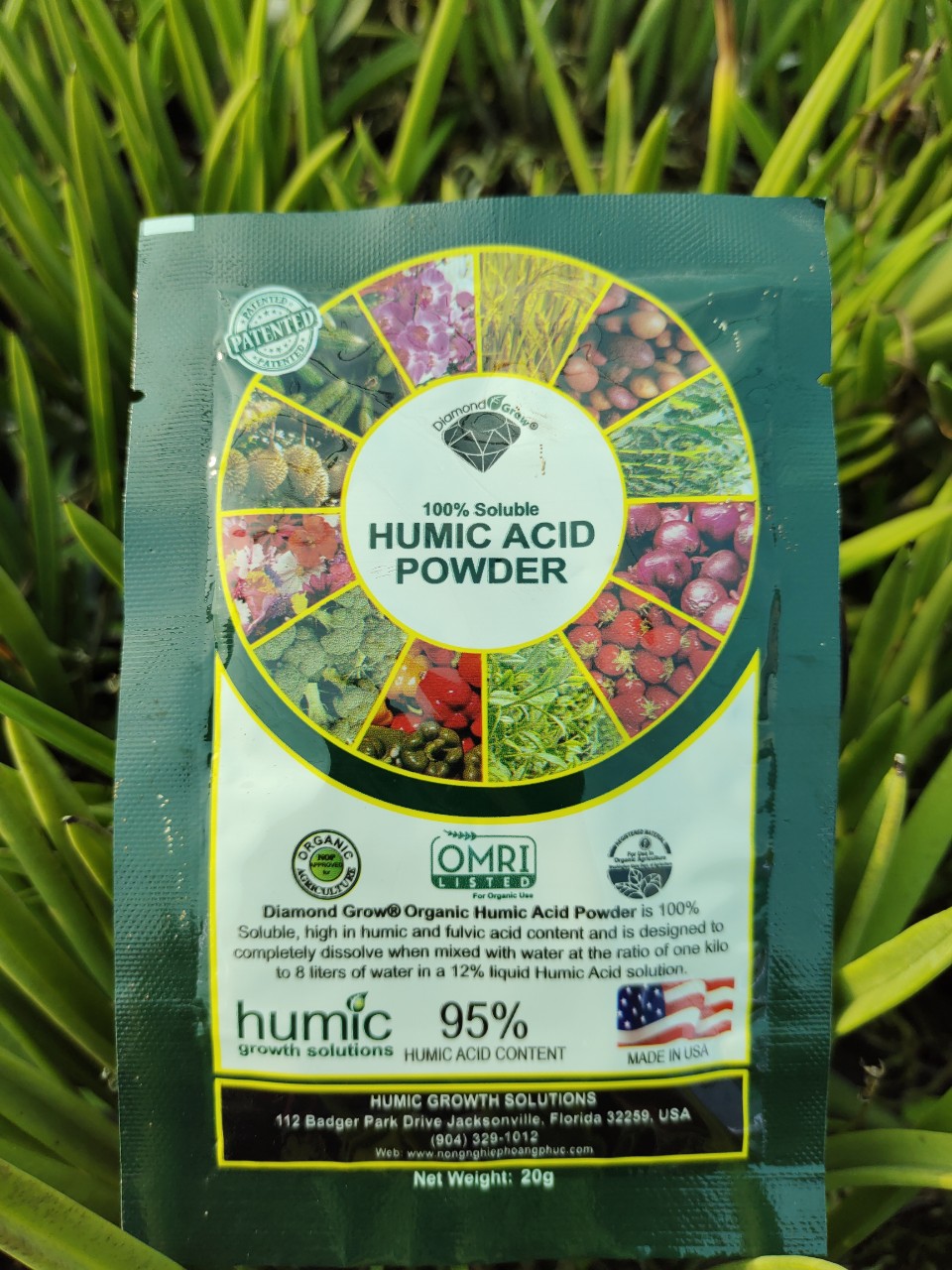 Phân bón kích rễ hữu cơ humic acid powder