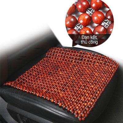 Lót ghế văn phòng, lót ghế ô tô vuông gỗ nhãn hạt 1,2cm