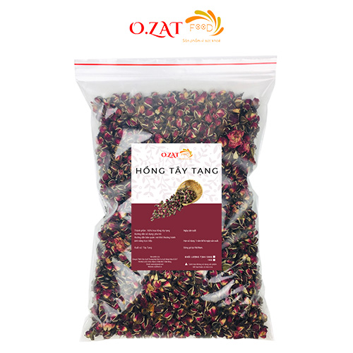 Giá sỉ trà hoa hồng tây tạng sấy khô o.zat food 500g, 1kg – hàng sàng sạch vụn