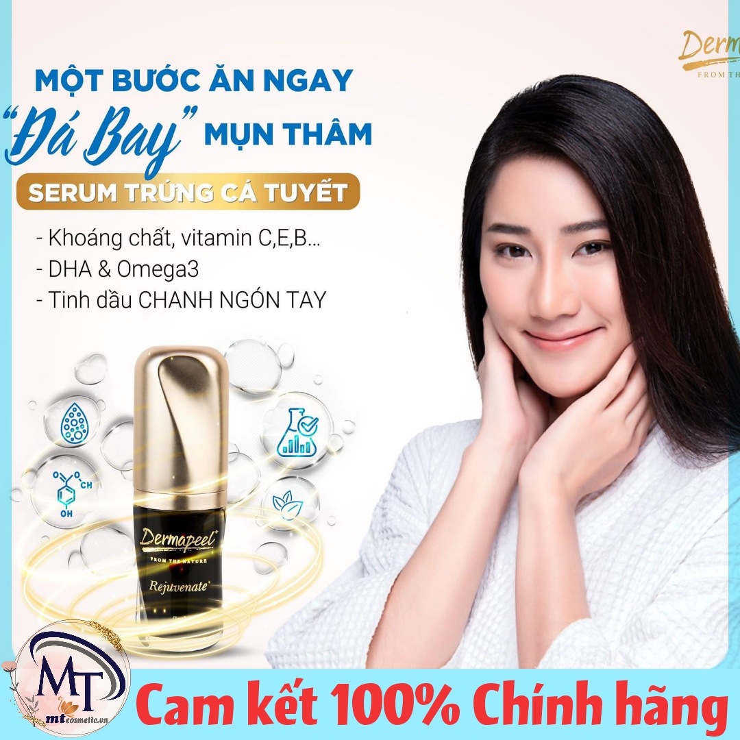 [Giá Sỉ] Serum Trứng Cá Tuyết Dermapeel+ - Trị Mụn - Kiểm Soát Nhờn - Se Khít Lỗ Chân Lông - Chống Lão Hóa- 7ml Hàn Quốc