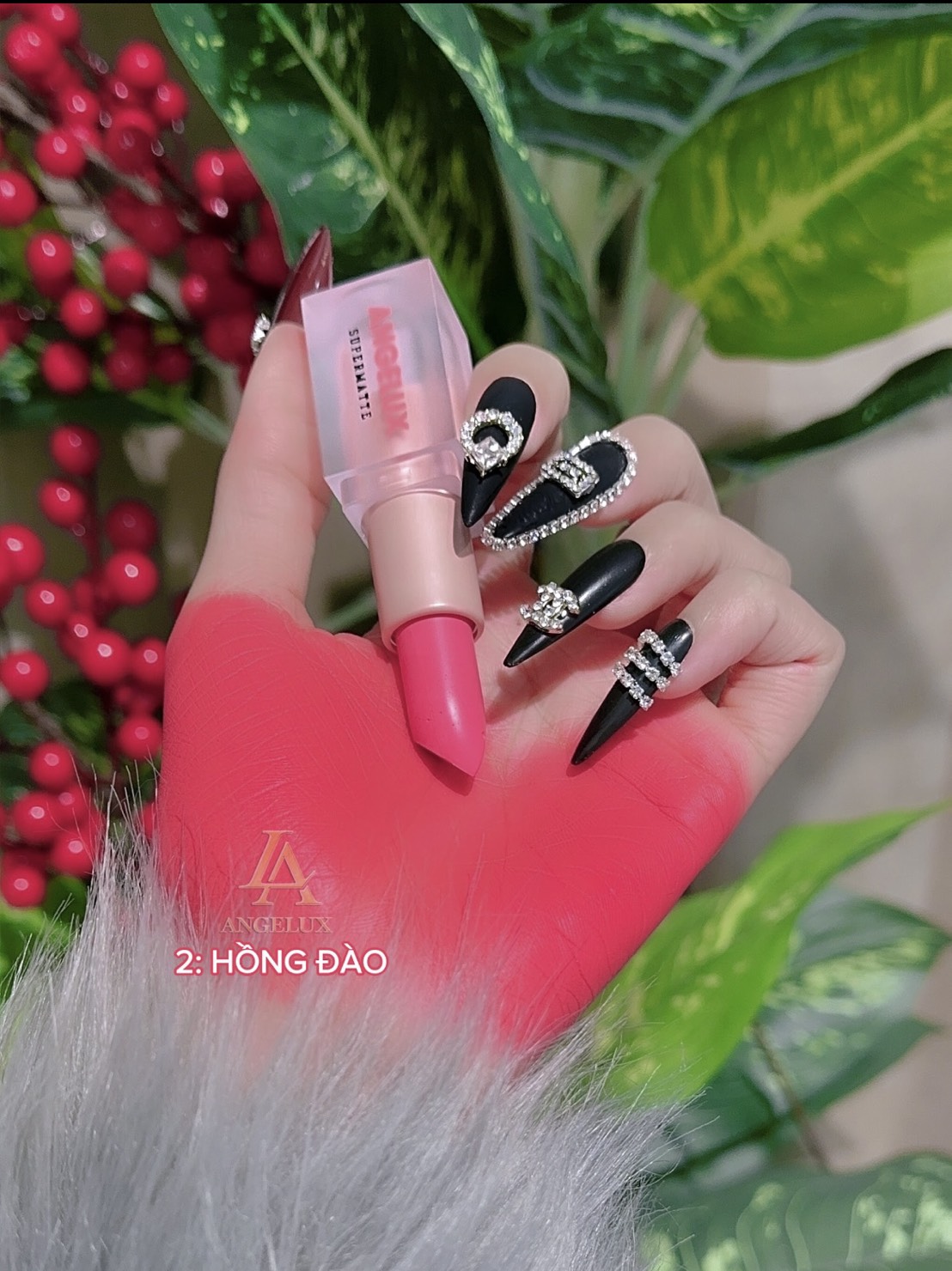 Son thỏi, sáp mịn lì angelux 2023 lip color_matte 3.5g