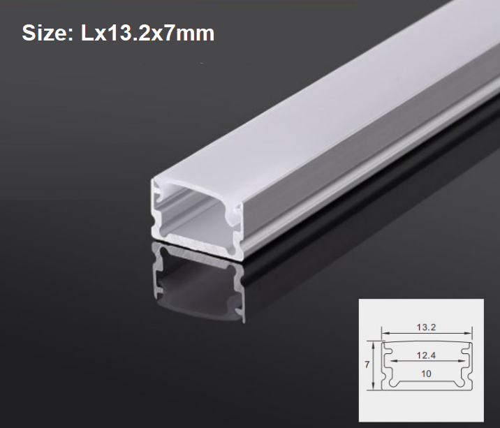 [HCM]Thanh Nhôm Định Hình LED Chữ U Kích Thước 13.2 x 7mm