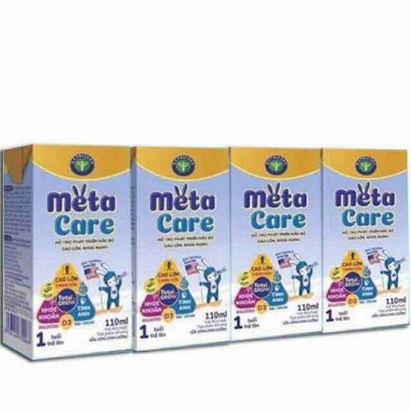 Thùng sữa pha sẵn Metacare Vàng 48 hộp 110ml