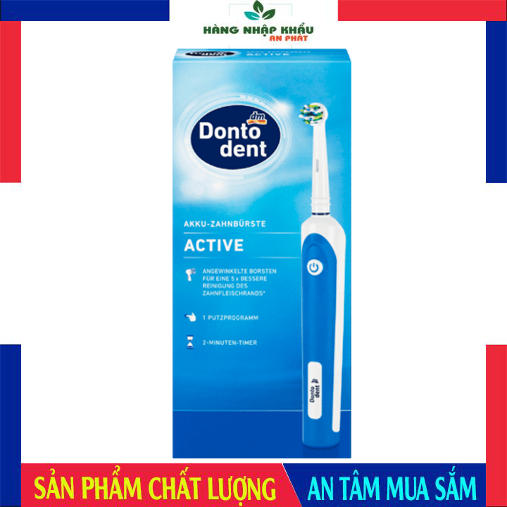 Bàn Chải Đánh Răng Điện Dontodent Limited Edition màu xanh