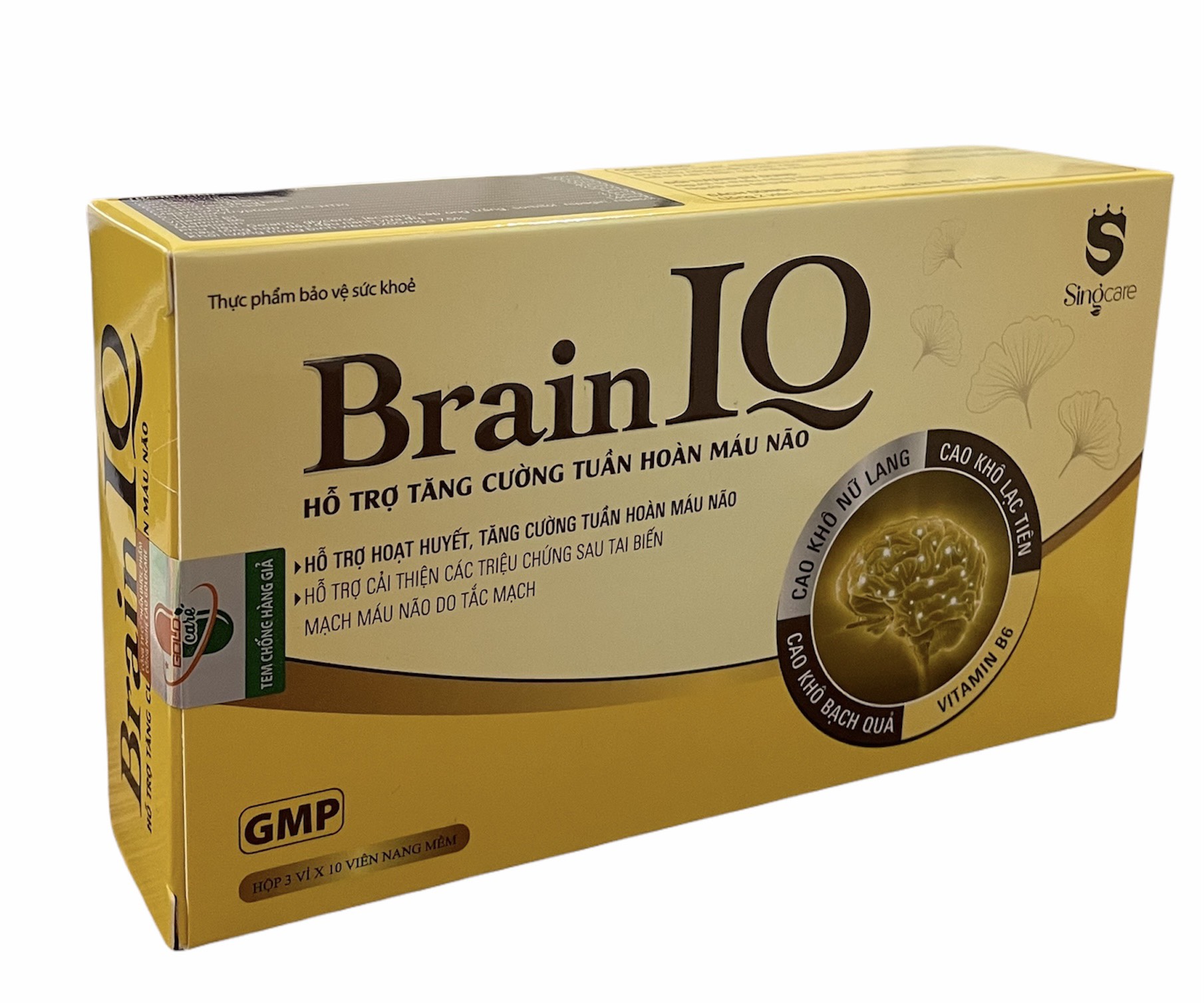 Brain IQ tăng tuần hoàn não, an thần, cải thiện trí nhớ