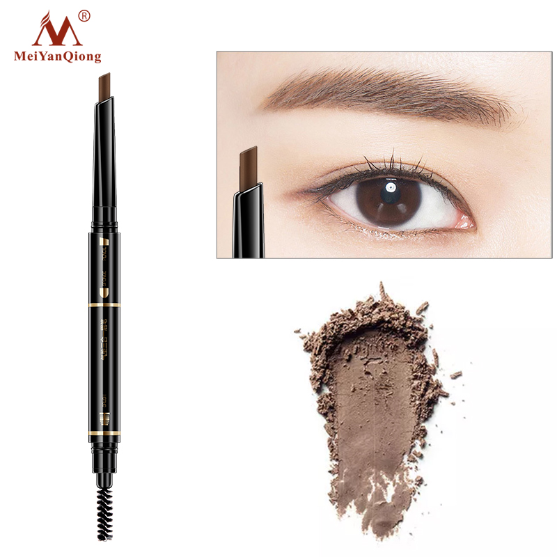 MeiYanQiong Bút chì kẻ mày 3 trong 1 không thấm nước lâu trôi - INTL