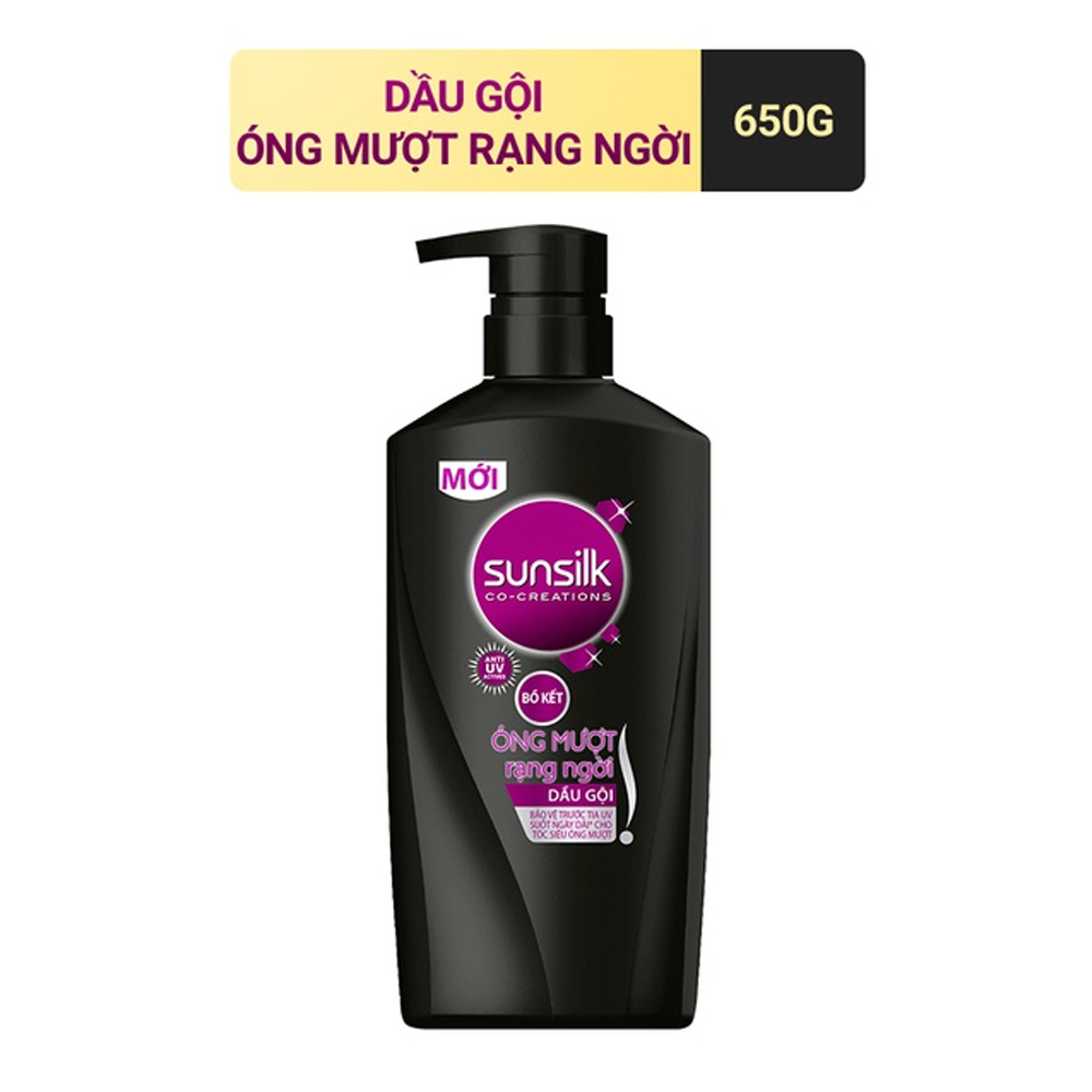 Dầu gội sunsilk bồ kết óng mượt rạng ngời 650g
