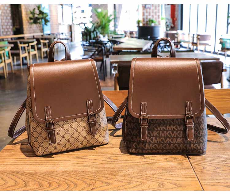 Balo nữ thời trang họa tiết M.K cá tính sành điệu BL09