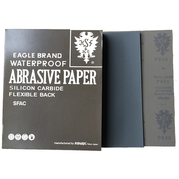 Giấy nhám giấy ráp chà xe máy ô tô KOVAX Nhật Bản - 1 tờ