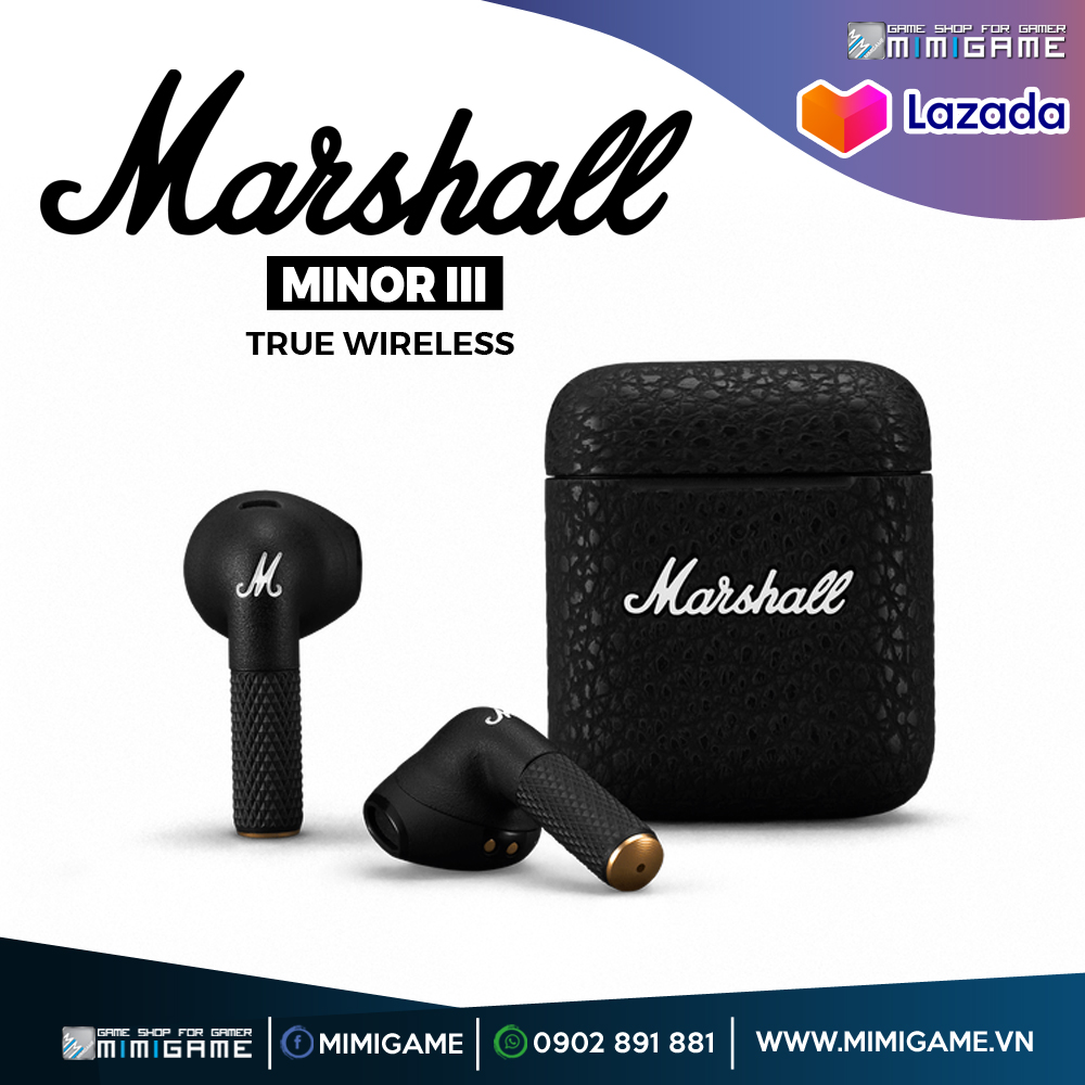 Tai Nghe Marshall Minor 3 True Wireless Earbuds