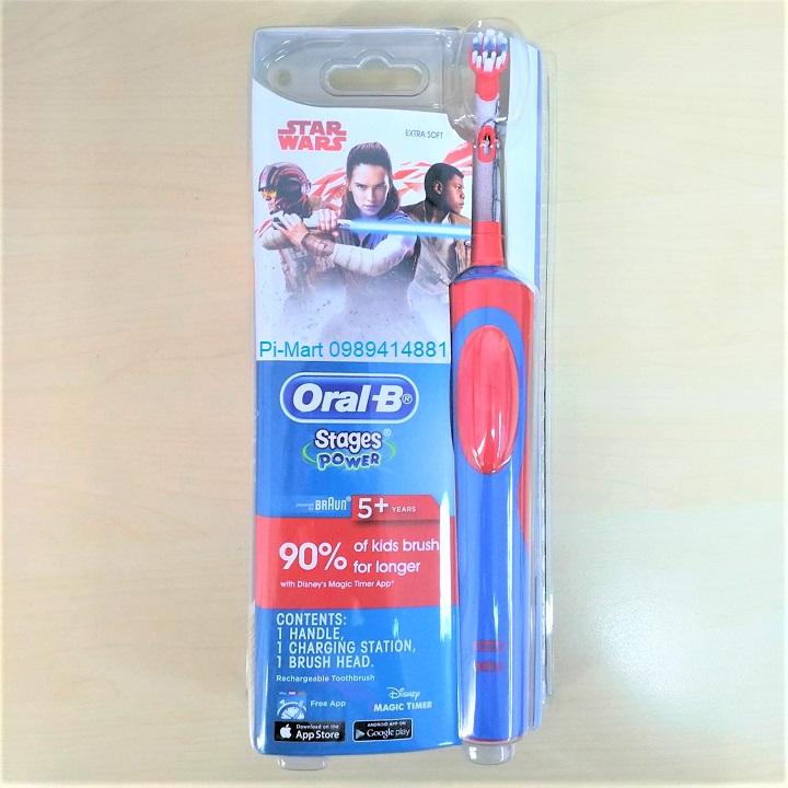 Bàn chải điện Oral-B Stages Power Kids Electric Toothbrush, 5+ Years
