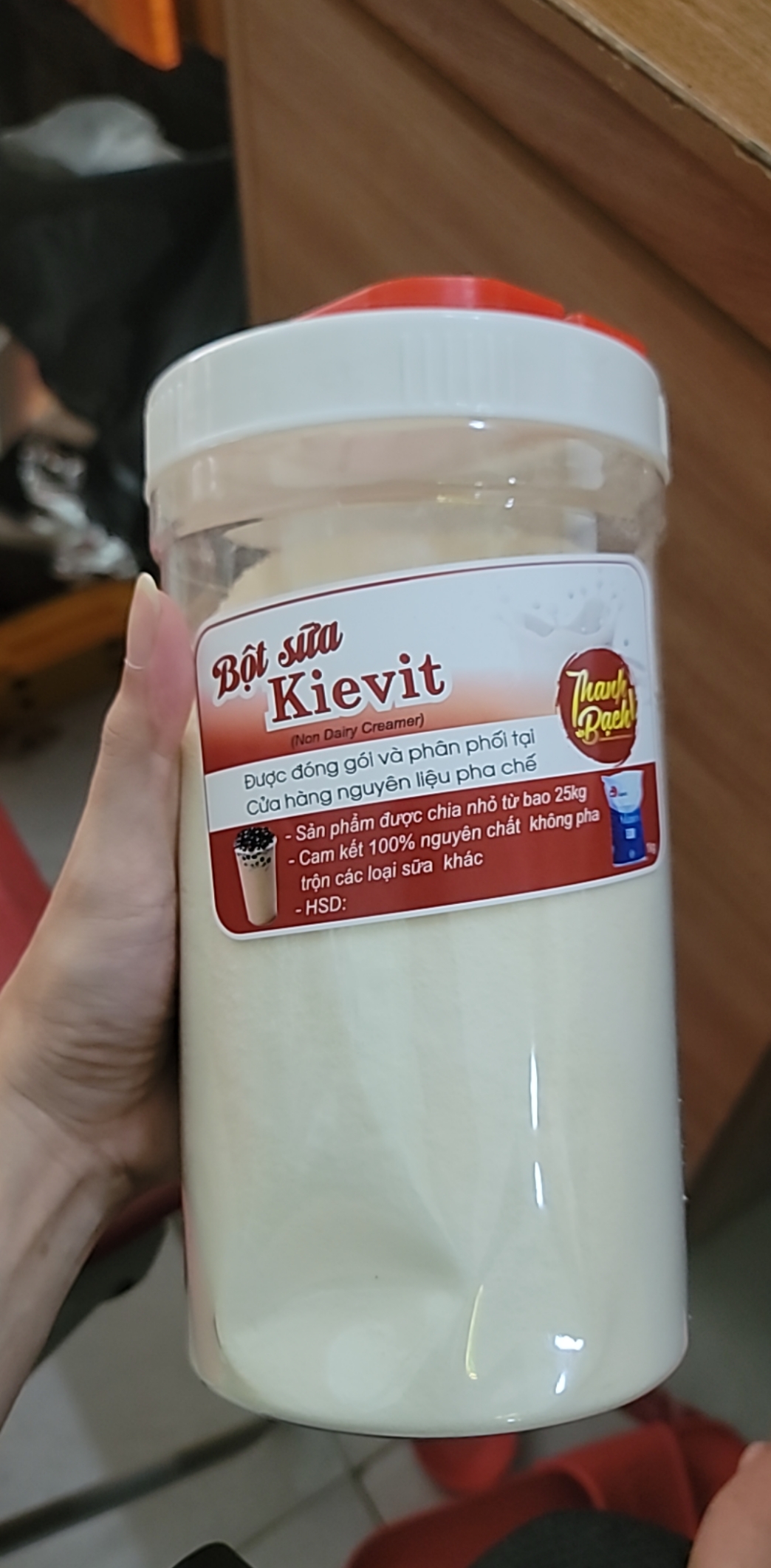 Bột sữa kevit 500gr và 1kg tách từ bao 25kg