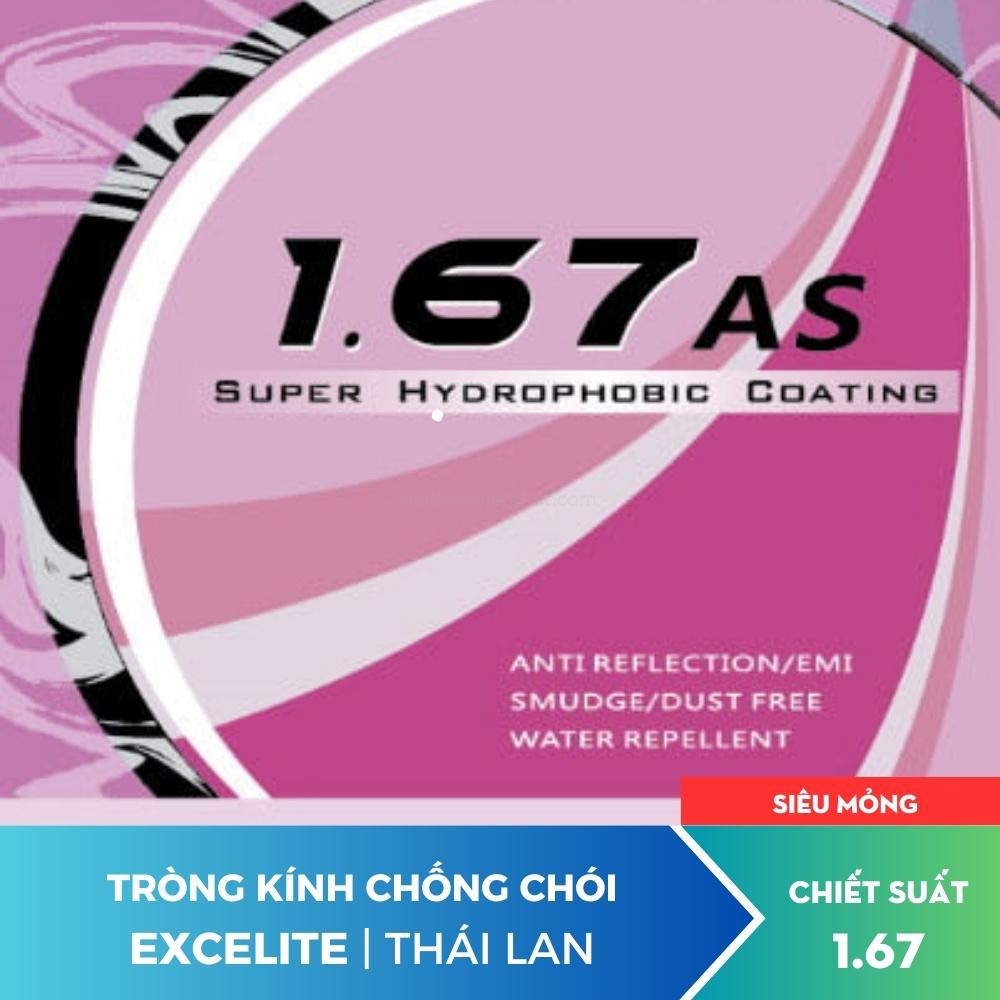 Tròng kính tog 1.67 mỏng cận/viễn/loạn chống uv chính hãng mắt kính OURESS