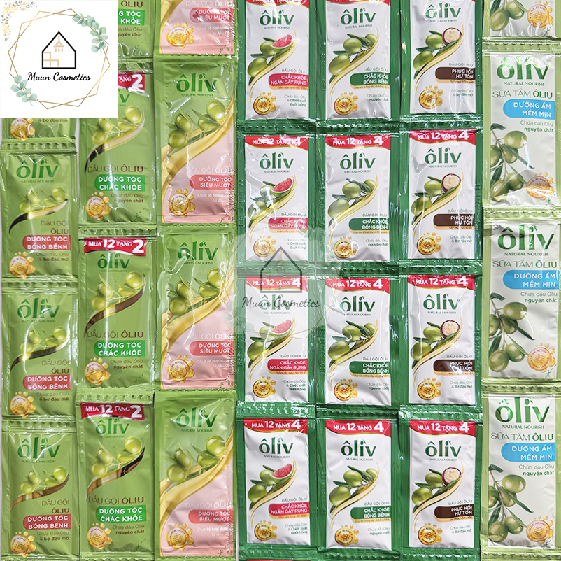 Dây Dầu Gội Sữa Tắm Dầu Xả Ôliu Ôliv