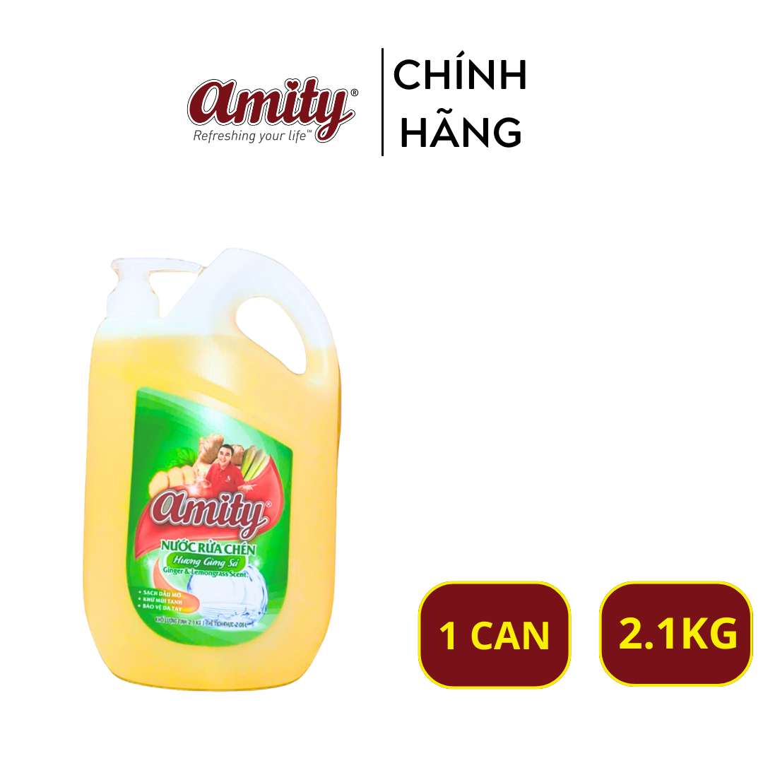 Nước rửa chén Amity can 2.1kg - 4