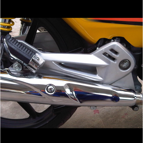 Trọn bộ Pô Future và Gác chân giò gà siêu đẹp cho Wave, Dream