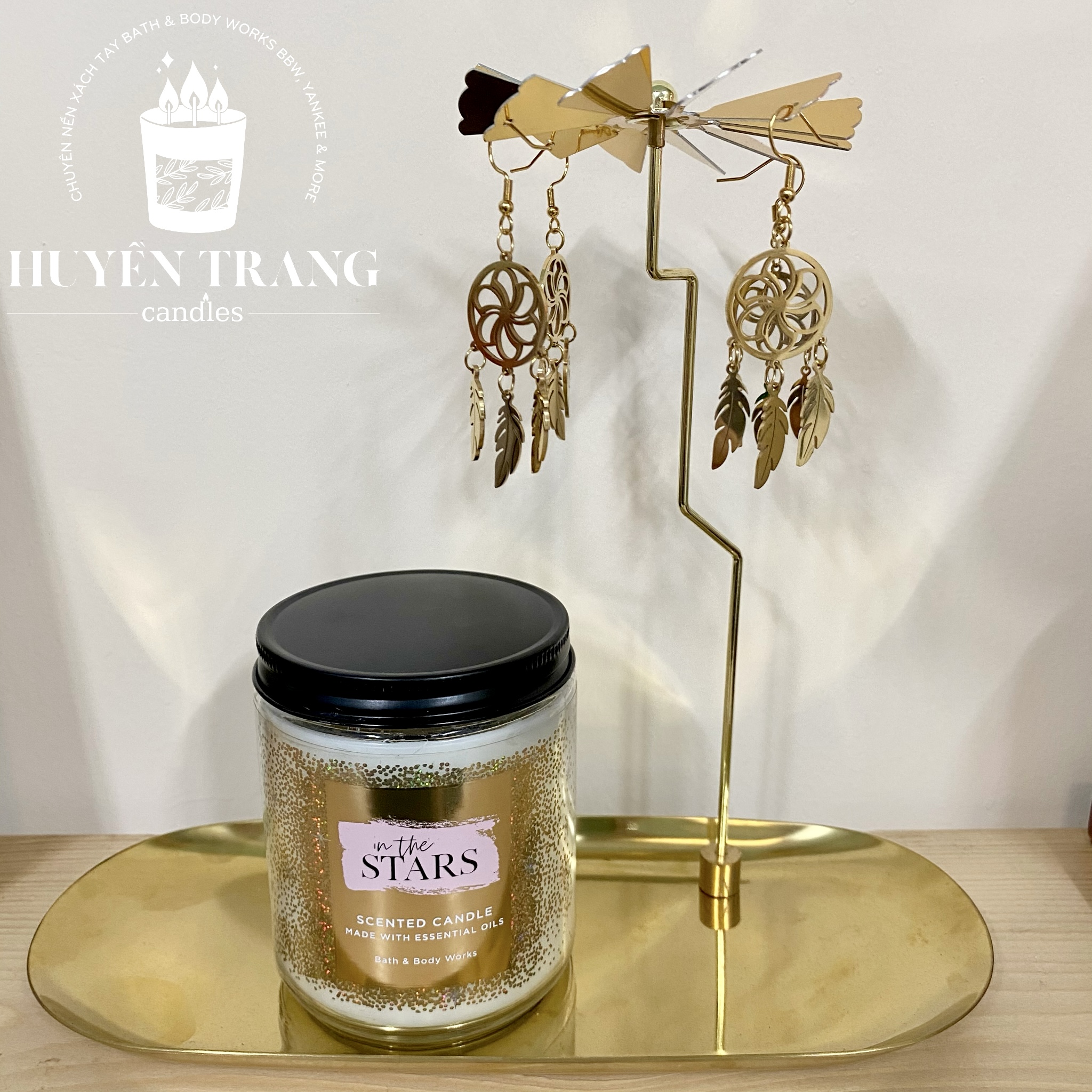Khay oval dài kim loại decor trang trí