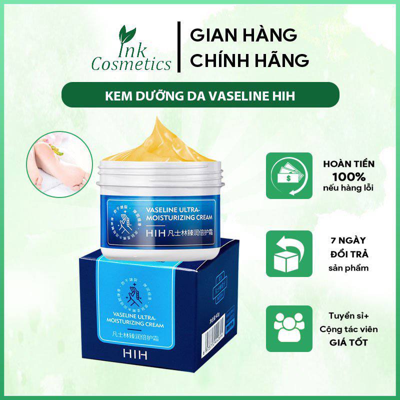 Kem dưỡng da Vaseline HIH Giảm Nẻ Chân, Nứt Chân, Khô Da Chân, Dưỡng Gót chân, Da Tay